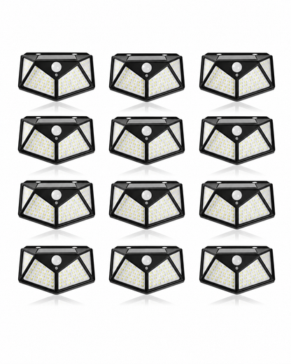 Packs de Lamparas LED SOLAR® Premium. Con sensor de movimiento e Impermeable