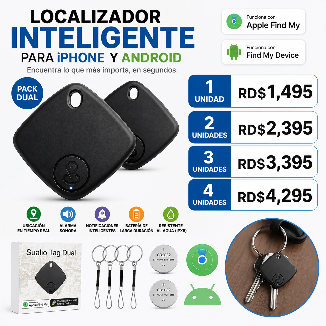 📍 Localizadores Inteligentes para iPhone y Android