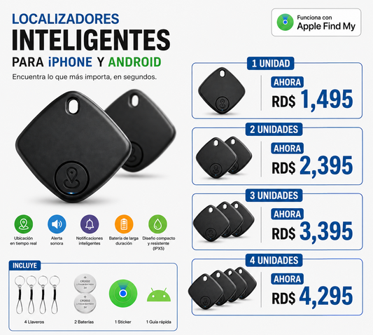 📍 Localizadores Inteligentes para iPhone y Android