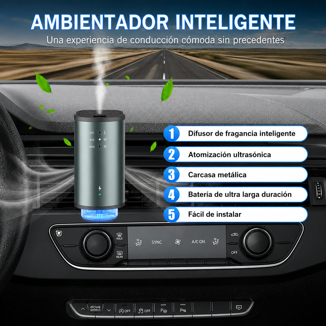 Difusor de aromas inteligente para carro™