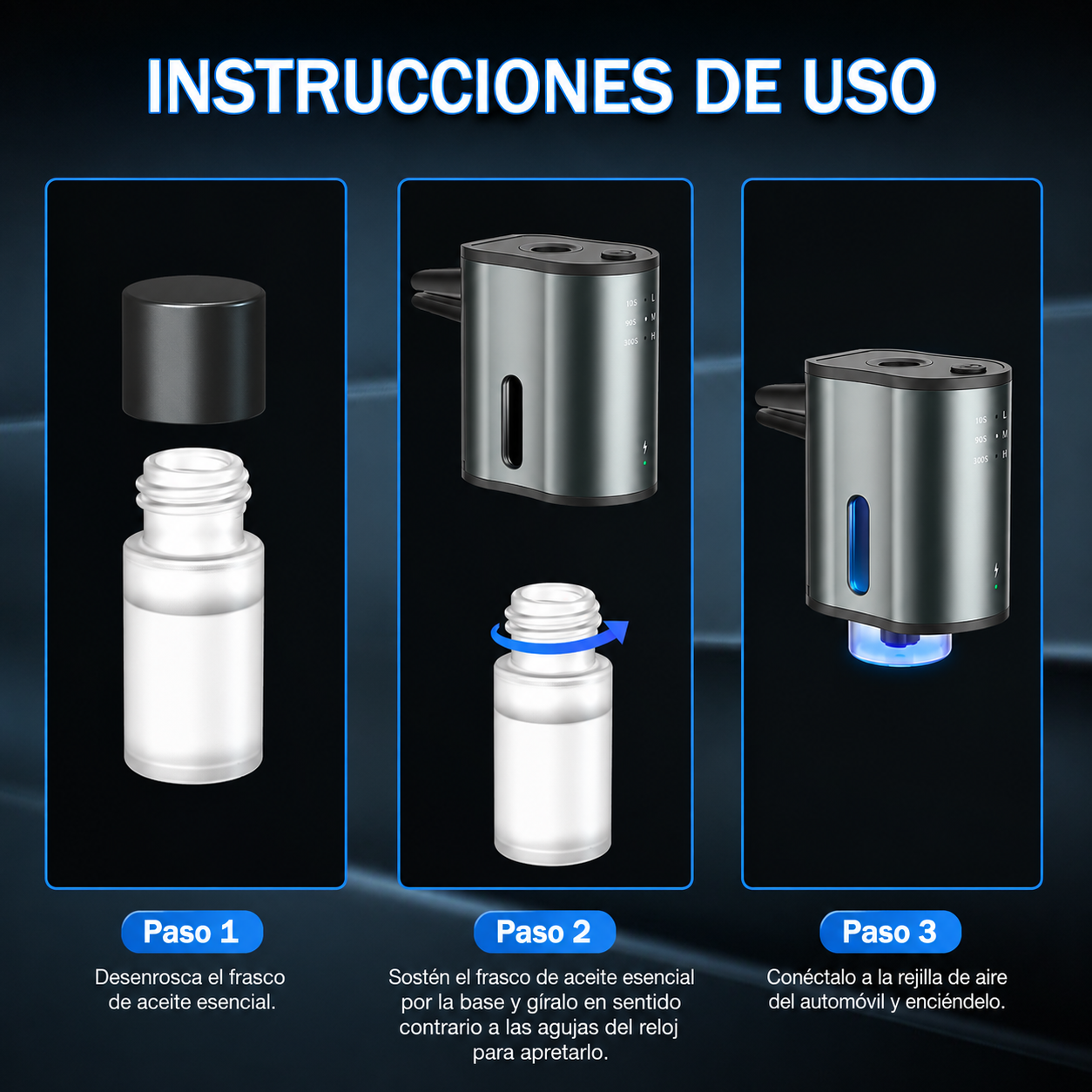 Difusor de aromas inteligente para carro™