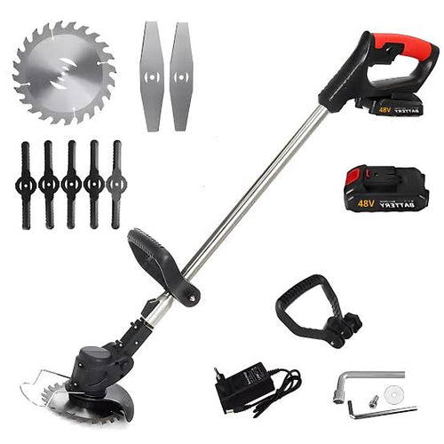 CORTA CESPED ELECTRICO 2 BATERIAS DE 48V 1 DISCOS