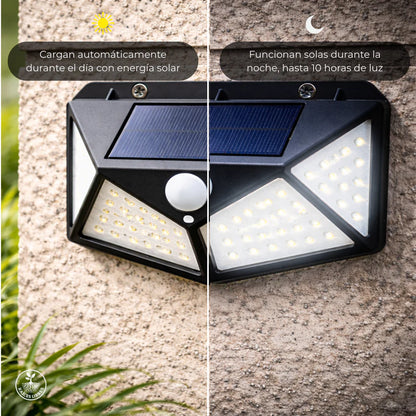 Packs de Lamparas LED SOLAR® Premium. Con sensor de movimiento e Impermeable