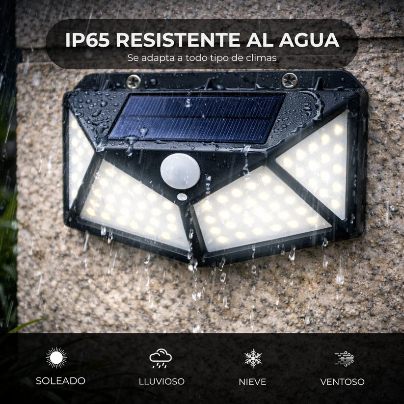 Packs de Lamparas LED SOLAR® Premium. Con sensor de movimiento e Impermeable