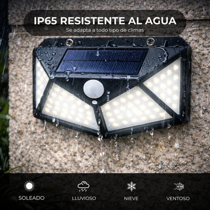 Packs de Lamparas LED SOLAR® Premium. Con sensor de movimiento e Impermeable